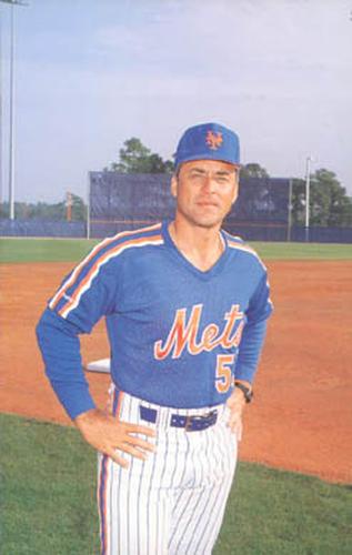 1989 Barry Colla New York Mets Postcards #5589 John Tamargo Front