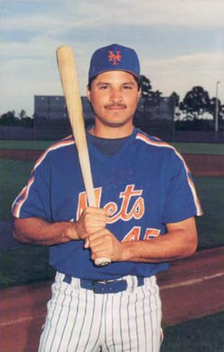 1990 Barry Colla New York Mets Postcards #2890 Mark Carreon Front