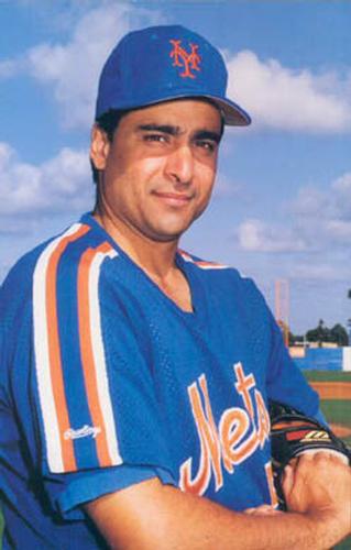1992 Barry Colla New York Mets Postcards #1492 Sid Fernandez Front