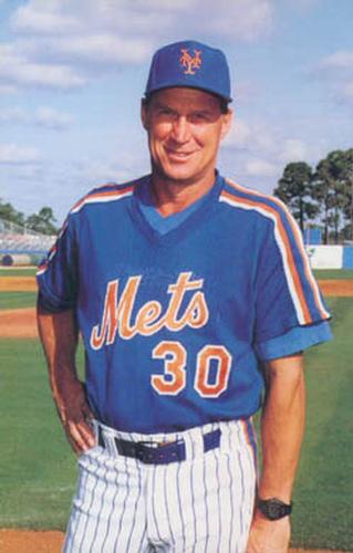 1992 Barry Colla New York Mets Postcards #2992 Mel Stottlemyre Front