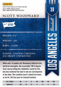 2011 Playoff Contenders - Draft Ticket #DT33 Scott Woodward Back