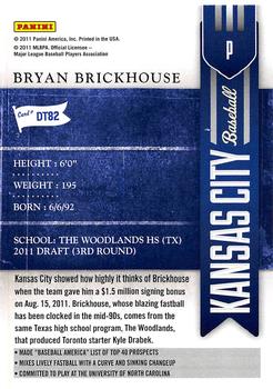 2011 Playoff Contenders - Draft Ticket #DT82 Bryan Brickhouse Back