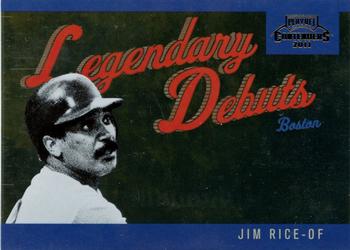 2011 Playoff Contenders - Legendary Debuts #15 Jim Rice Front