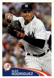 2012 Topps Stickers #20 Alex Rodriguez Front