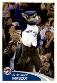 2012 Topps Stickers #45 Blue Jays Mascot Front
