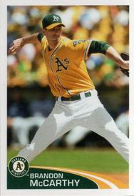 2012 Topps Stickers #101 Brandon McCarthy Front