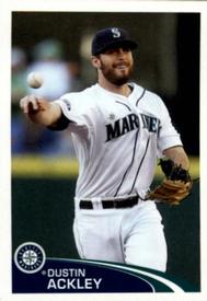 2012 Topps Stickers #112 Dustin Ackley Front