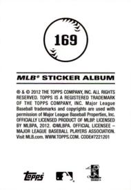 2012 Topps Stickers #169 Logan Morrison Back