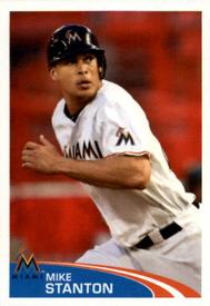 2012 Topps Stickers #170 Mike Stanton Front