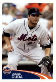 2012 Topps Stickers #178 Lucas Duda Front