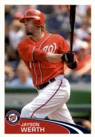 2012 Topps Stickers #195 Jayson Werth Front