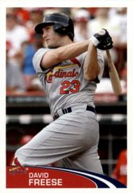 2012 Topps Stickers #247 David Freese Front