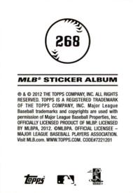2012 Topps Stickers #268 Carlos Gonzalez Back