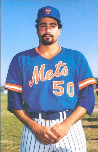 1985 TCMA New York Mets Postcards #NYM85-9 Sid Fernandez Front