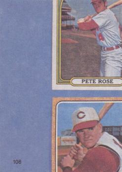 1985 Renata Galasso Pete Rose #108 Pete Rose Back