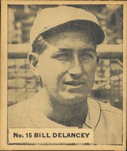 1936 World Wide Gum (V355) #15 Bill DeLancey Front