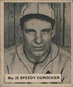1936 World Wide Gum (V355) #25 Leo Durocher Front