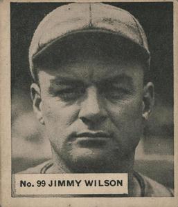 1936 World Wide Gum (V355) #99 Jimmie Wilson Front