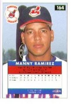 1992-93 Fleer Excel #164 Manny Ramirez Back