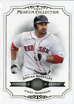 2012 Topps Museum Collection #14 Adrian Gonzalez Front