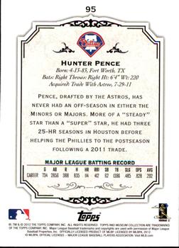 2012 Topps Museum Collection #95 Hunter Pence Back