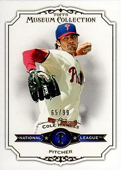 2012 Topps Museum Collection - Blue #9 Cole Hamels Front
