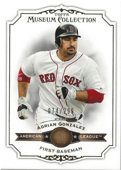 2012 Topps Museum Collection - Copper #14 Adrian Gonzalez Front