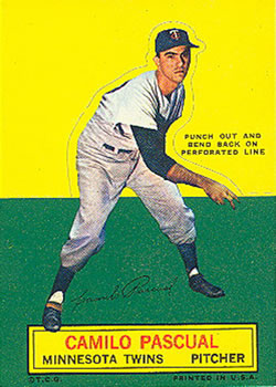 1964 Topps Stand-Ups #NNO Camilo Pascual Front