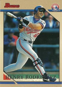 1996 Bowman #82 Henry Rodriguez Front