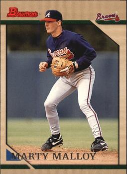 1996 Bowman #224 Marty Malloy Front