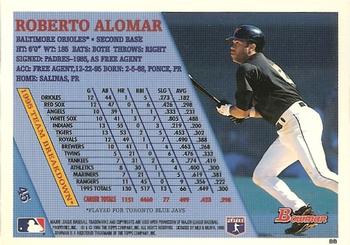 1996 Bowman #45 Roberto Alomar Back