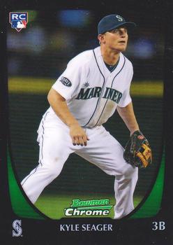 2011 Bowman Draft Picks & Prospects - Chrome Refractors #103 Kyle Seager Front