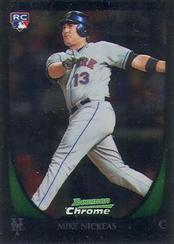 2011 Bowman Draft Picks & Prospects - Chrome #95 Mike Nickeas Front