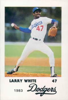 1983 Los Angeles Dodgers Police #NNO Larry White Front