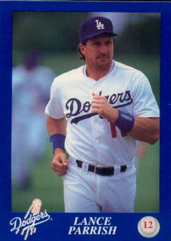 1993 Los Angeles Dodgers Police #NNO Lance Parrish Front
