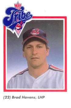 1989 Cleveland Indians The Tribe #13 Brad Havens Front