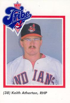 1989 Cleveland Indians The Tribe #3 Keith Atherton Front