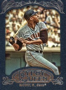 2012 Topps Gypsy Queen - Framed Blue #246 Willie McCovey  Front