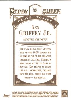 2012 Topps Gypsy Queen - Glove Stories #GS-KG Ken Griffey Jr.  Back