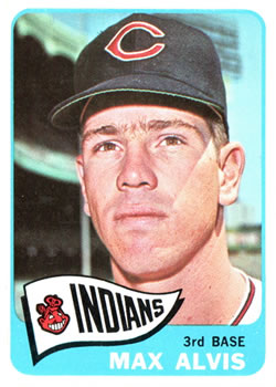 1965 Topps #185 Max Alvis Front