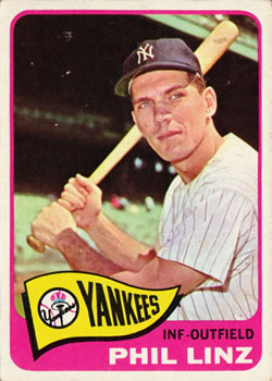 1965 Topps #369 Phil Linz Front