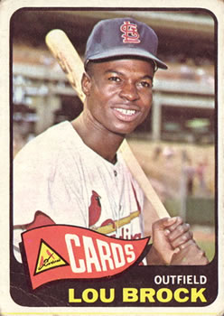 1965 Topps #540 Lou Brock Front