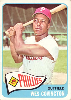 1965 Topps #583 Wes Covington Front