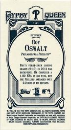 2012 Topps Gypsy Queen - Mini Green #141 Roy Oswalt  Back