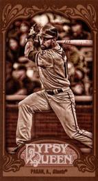 2012 Topps Gypsy Queen - Mini Sepia #53 Angel Pagan  Front