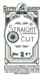 2012 Topps Gypsy Queen - Mini Straight Cut Back #184 Stephen Strasburg  Back