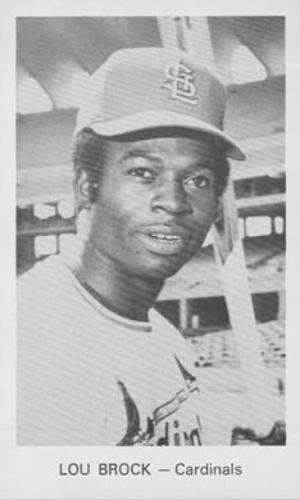1971 St. Louis Cardinals Picture Pack #NNO Lou Brock Front