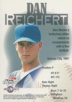 1998 Team Best - Number One Pick #NNO Dan Reichert Back