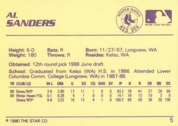 1990 Star #5 Al Sanders Back