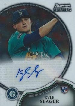 2011 Bowman Sterling - Rookie Autographs #9 Kyle Seager Front